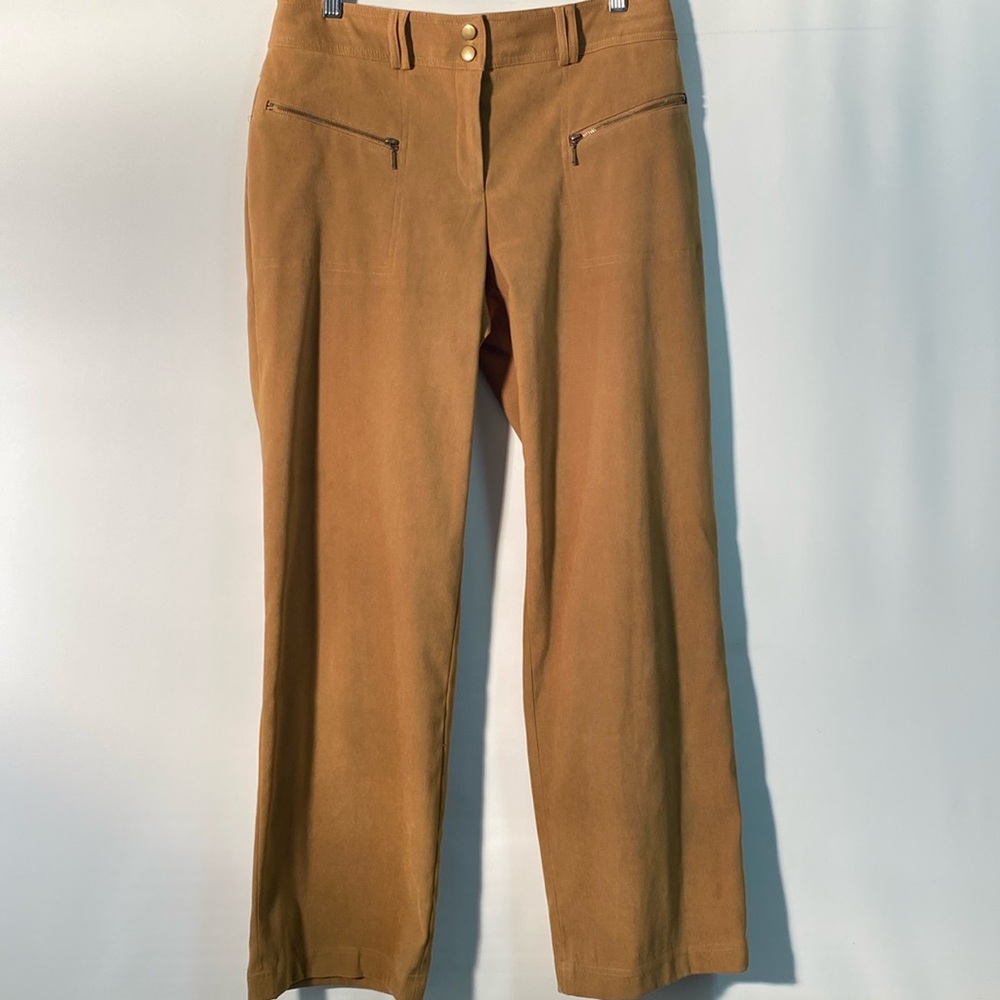 Optimum Nostalgic - suede look dress pants. Size 8p